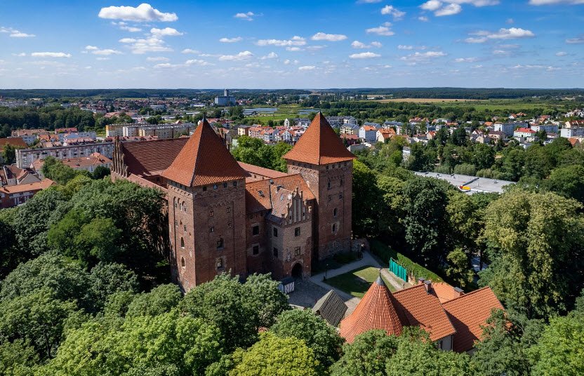 Teutonic castle in Nidzica (Warmian-Masurian Voivodeship), Nidzica, Poland, Poland